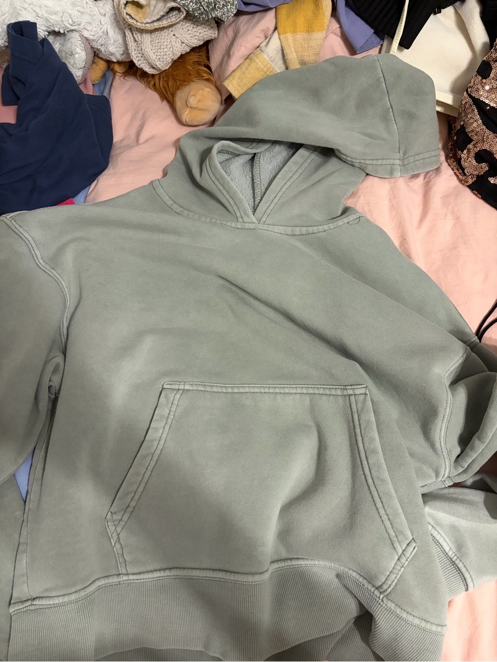 Marshall’s Muted Sage Green Pullover Hoodie size xs